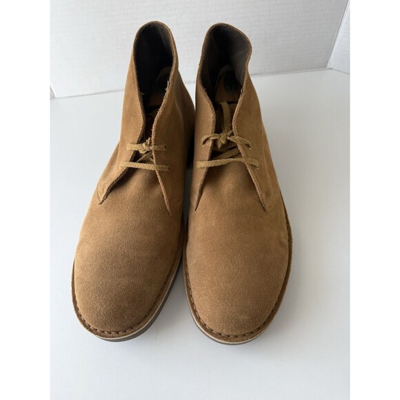 Clarks Men's chestnut Suede Lace Up Chukka Ankle Dress Boots Size 11 M 15522 - Picture 6 of 15